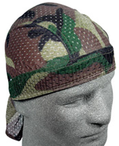 Woodland Camouflage, Vented Sport Headwrap
